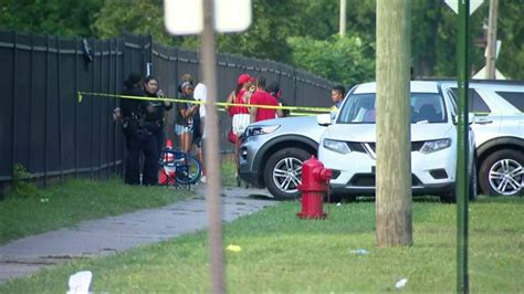 Police Investigating Triple Shooting Near Park On Detroits West Side
