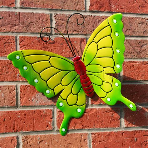 Butterflies Garden Decoration Multi Coloured Metal Outdoor Butterfly Xl