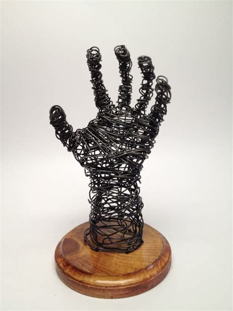 Sculptures Of Hands Wire Sculpture Hand Frank Marino Baker Wire