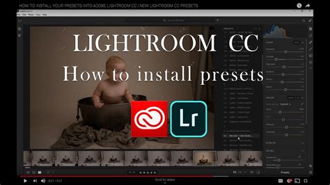 How To Install Your Presets Into Lightroom Cc Youtube