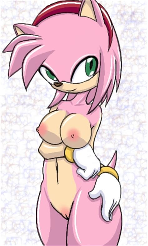 Rule 34 Amy Rose Black Nose Bracelet Breasts Color Exposed Breasts