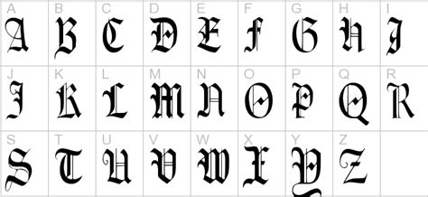 These are the same letters found in the english better even if the association is something you can draw or picture. Old German Font - Old German ttf, otf, zip file download ...