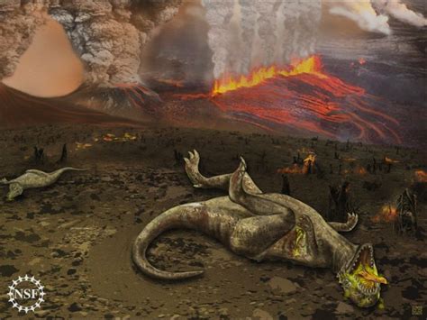 Падение метеорита не могло стать причиной вымирания динозавров Динозавры