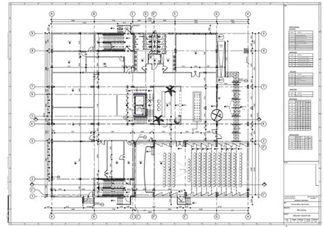 Office Building Working Drawings Behance