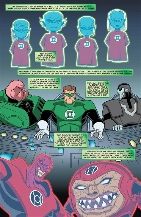 Latest Issue Of Monthly Green Lantern The Animated Series Comic