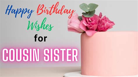 Happy Birthday Wishes For Cousin Sister Hd Video Bday Messages Status To Cousin Sis