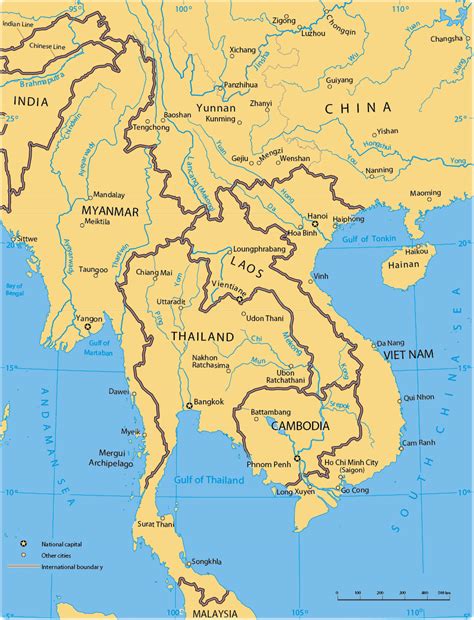 Rivers In Southeast Asia Map