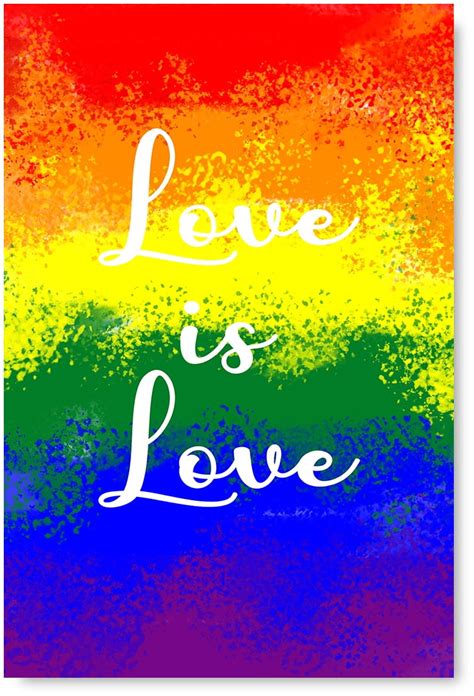 awkward styles love is love canvas quotes lgbtq pride flag home decor ideas gay love quotes