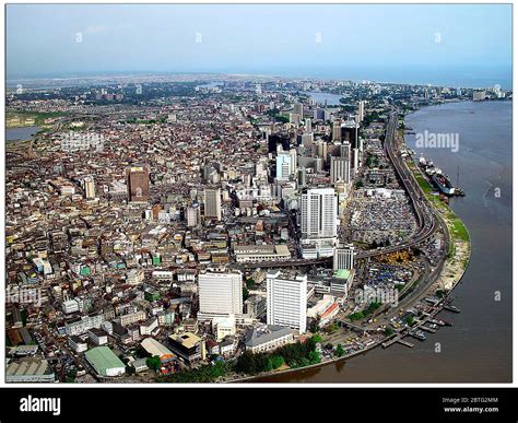 Aerial Lagos Nigeria Stock Photo Alamy