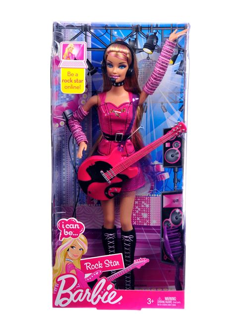 Rockstar Barbie Dolls Barbie Movies Pink Goth