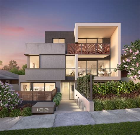 desain rumah mewah minimalis modern  lantai model