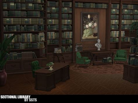 Sectional Library By Ssts Strange Storyteller On Patreon Sims