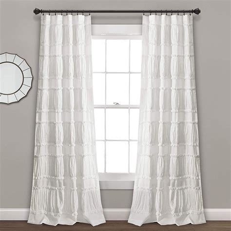 The Best Ruffle Diamond Curtain Panel Pairs