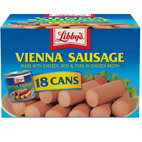 Libby S Vienna Sausage 4 6 Oz 18 Pack Volt Candy