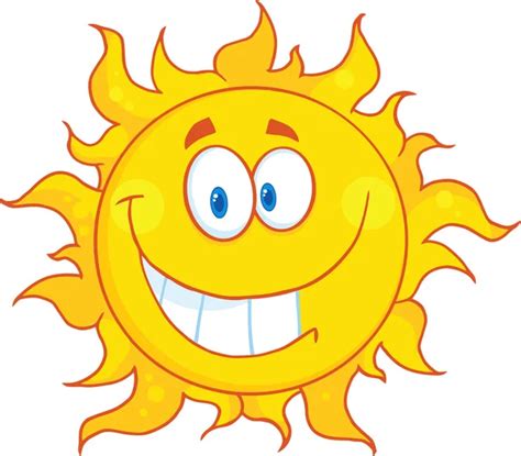 Happy Sun Cartoon Character Stock Photo By ©hittoon 12492787
