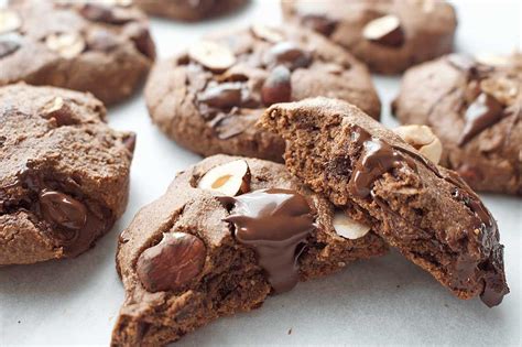 Make Jessica Sepels Gooey Chocolate And Hazelnut Cookies Amodrn