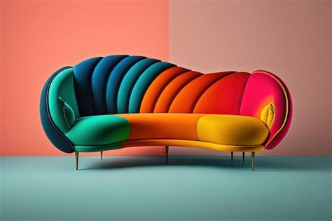 Premium Photo Modern Futuristic Couch Design With Fluimodern