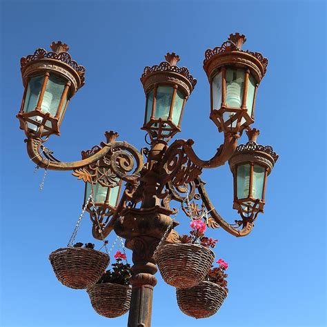 Street Lamp Lamppost Streetlight Decorating Ornate Pikist