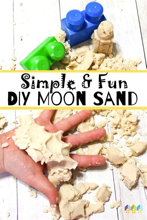Simple And Fun Diy Moon Sand Diy Moon Sand Moon Sand Fun Diys