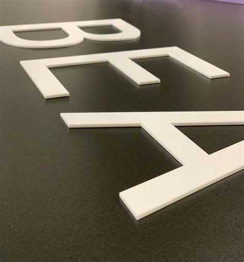 3mm Laser Cut Letters All Colours The Wilkinson Printing Co
