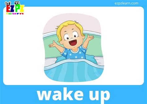 Daily Routine Flashcards With Words