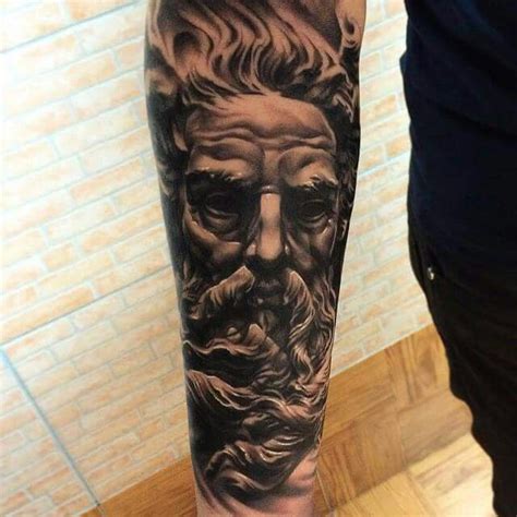 If you like half sleeve tattoos forearm, you might love these ideas. Greek God tattoo | Τατουάζ sleeve, Ιδέες τατουάζ, Τατουάζ