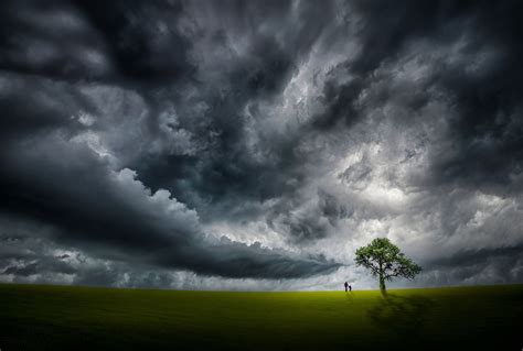 A Stormy Day By Likehe On 500px With Images Landscape Photography