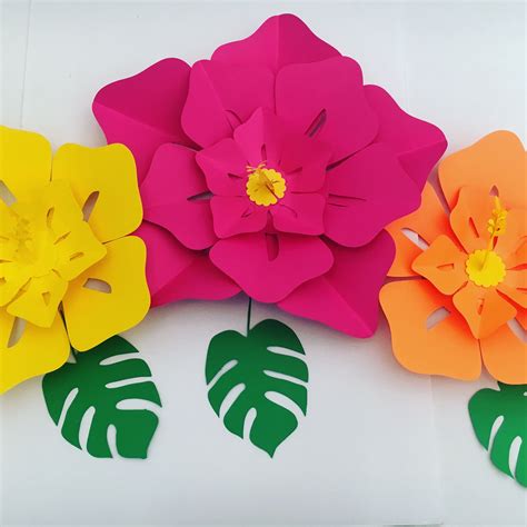 Hibiscus Flowers Paper Flowers Instagram