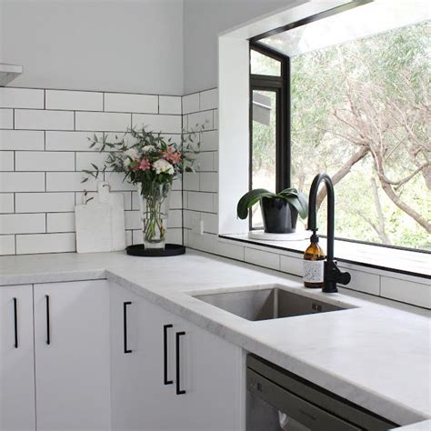 Acrylic kitchen cabinets granite countertops quartz factory. Satin Black Kitchen Handles are trending. Shop online now ...