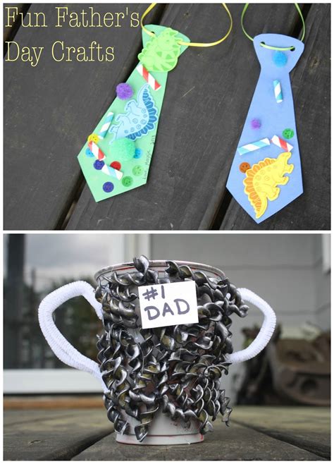 3 Fun Fathers Day Crafts The Chirping Moms