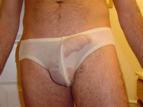 Gay Bulge Sheer Wet Brief Lustful Lad