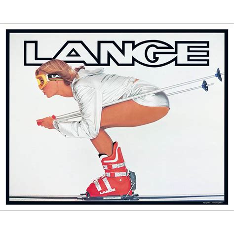 Lange Classic Tuck Vintage Ski Poster
