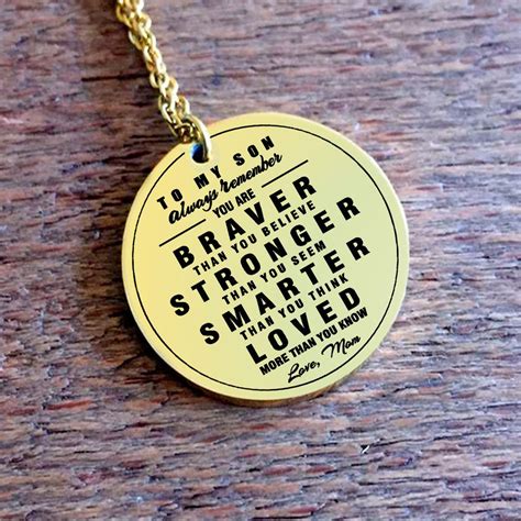 Maybe you would like to learn more about one of these? Mother and Son Necklace-Always Remember I Love You - Best ...