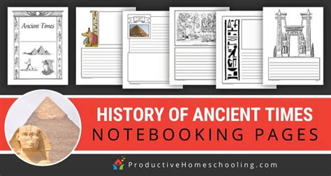 History Of Ancient Times Notebooking Pages Ancient Times Ancient