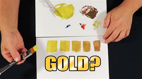 Https://techalive.net/paint Color/how To Make A Gold Paint Color