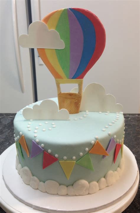 Hot Air Balloon Themed Cake