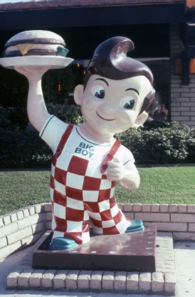 Bobs Big Boy Statue 5050 Wilshire Boulevard 1978 Miracle Mile