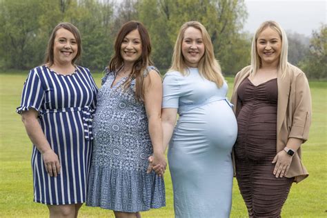 Four Sisters Are All Pregnant Together Its Like Russian Dolls