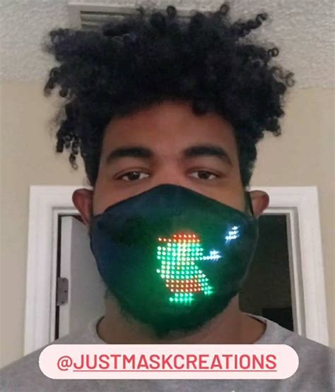 Custom Led Mask Etsy