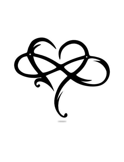 Infinite Love Heart Symbolic Tattoos Love Symbol Tattoos Infinity