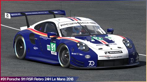 Find all results and statistic for the 2019 le mans 24 hours : #91 Porsche Retro 24H Le Mans 2018 by Sergio Hernando ...