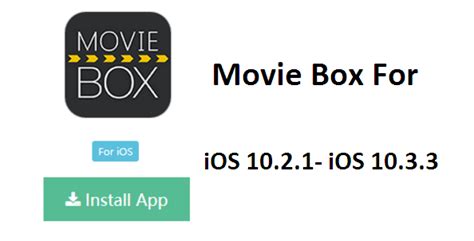 Provides latest movies, tv series, videos songs and anime series with the huge database updated frequently. Movie Box download and install for iOS 10.3.3 - iOS 10.2.1 ...