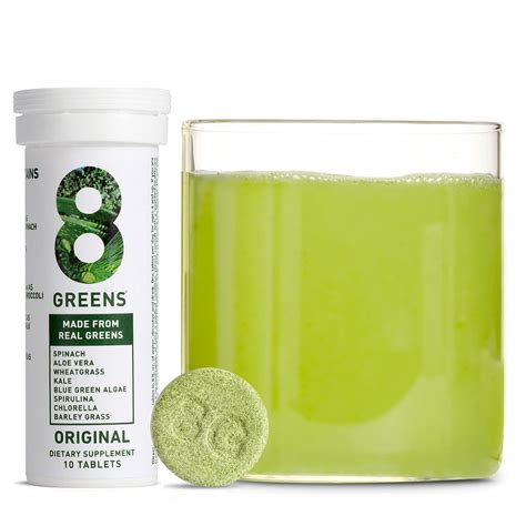 Buy 8greens Effervescent Super Greens Dietary Supplement 8 Essential