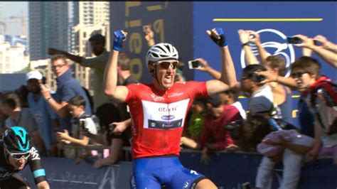 marcel kittel wins dubai tour finale claims overall victory cycling video eurosport
