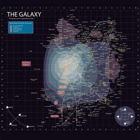 Star Wars Galaxy Map By Offeye On Deviantart Galaxy Map Star Wars
