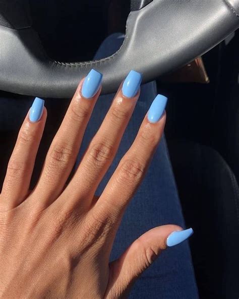 Blue Acrylic Nails Simple Acrylic Nails Short Acrylic Nails Designs Acrylic Nails Coffin