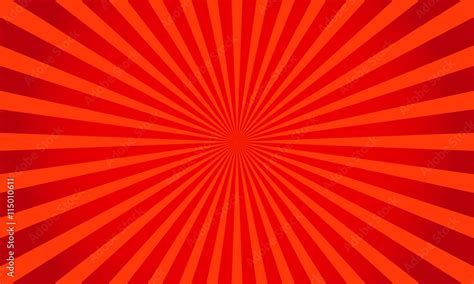 Retro Red Shiny Starburst Background Sunburst Abstract Texturevector