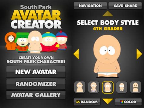 South Park Avatar Creator Crea Un Personaje De La Serie A Tu Imagen Y