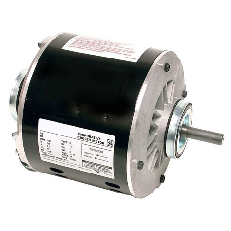 Dial 1 Speed 34 Hp Evaporative Cooler Motor 2205 The Home Depot