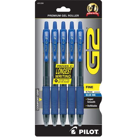 Pilot G2 Retractable Premium Gel Ink Roller Ball Pens Fine